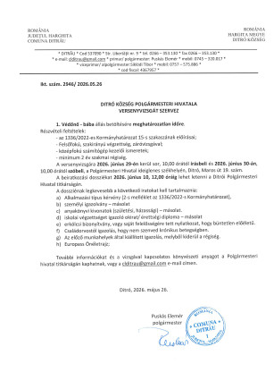 Versenyvizsga-védőnő